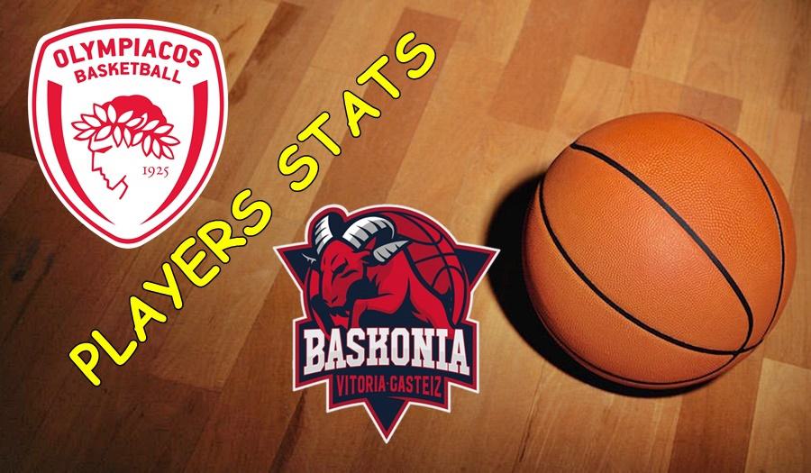 Olympiacos-Baskonia Players Stats