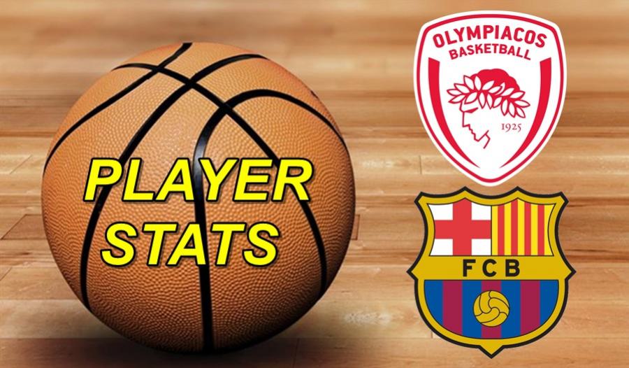 Olympiacos-Barcelona Player Stats